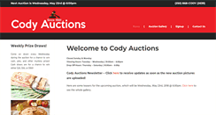 Desktop Screenshot of codyauctions.com