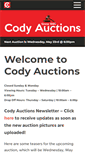 Mobile Screenshot of codyauctions.com